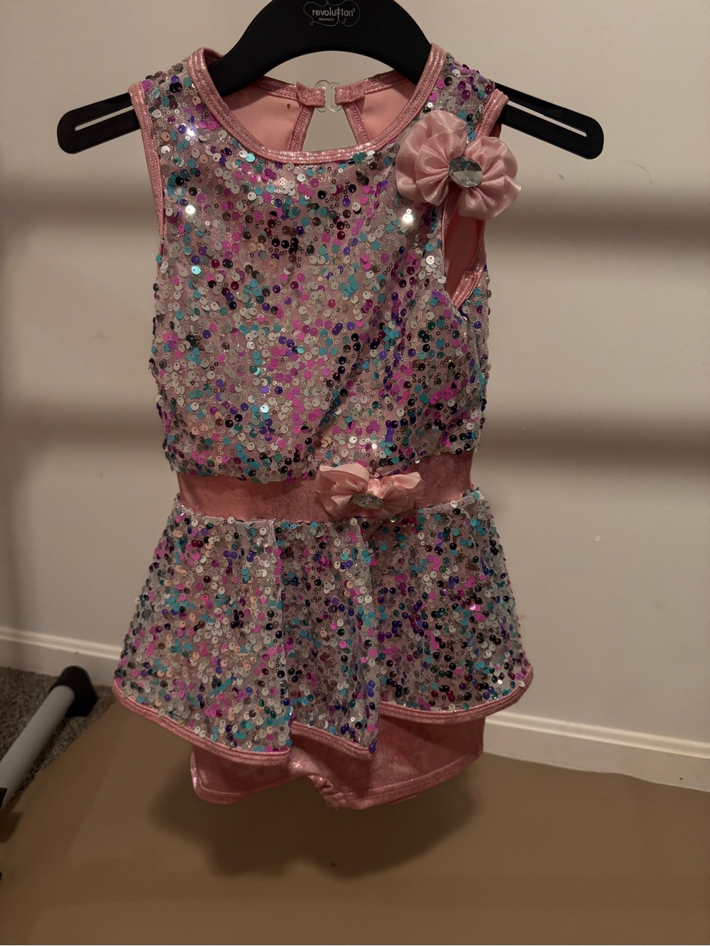 Sparkling Pink Sequin Dance Costume